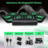 Batterie électronique pliable