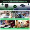 Batterie électronique pliable