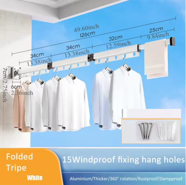 blanc vis3 Etendoir linge